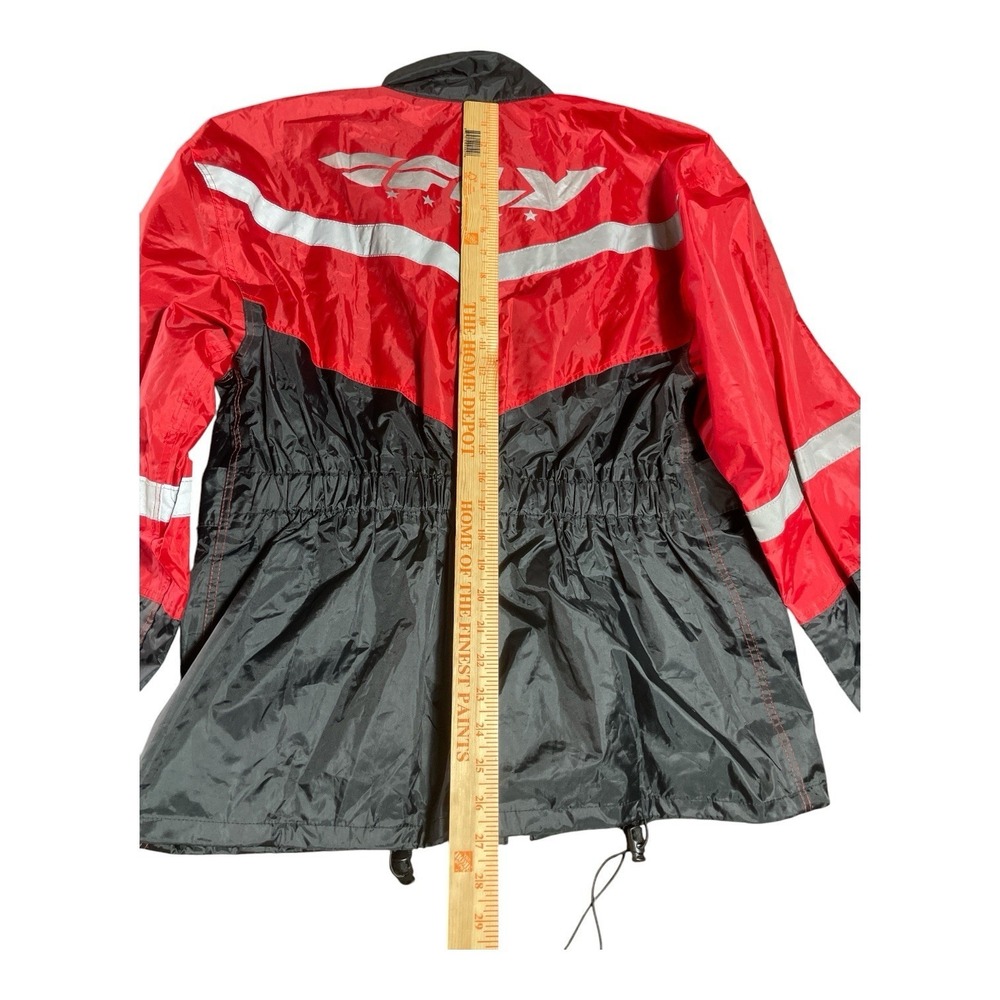 FLY Racing Team Waterproof Windbreaker Jacket S/M Red/Black - Picture 3 of 8